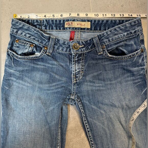 BKE Stella Low Rise Boot Cut Jeans - Size 28 x 31.5 stated (actual 32 x 32.5) - Picture 5 of 13
